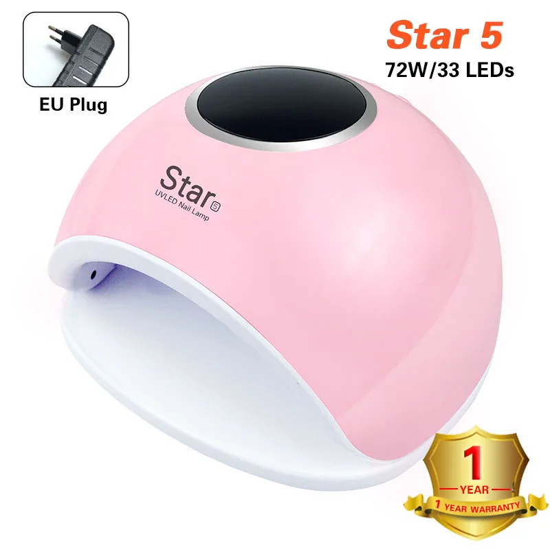 72W UV LED Gel Lamp For Nail Dryer Nail Gel Drying Machine White SUN Light Ice Lamp Fast Dryer Nail Art Tools EU/US Plug
72W UV LED Gel Lamp For Nail Dryer Nail Gel Drying Machine White SUN Light Ice Lamp Fast Dryer Nail Art Tools EU/US Plug