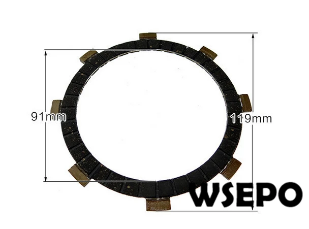 Качество OEM! Фрикционная пластина сцепления с 8 зубцами для 178F/186F/L70/L100/188F