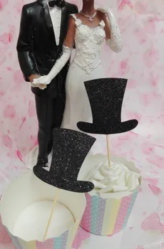 Glitter black hats Cupcake Toppers baby bridal shower birthday treat food toothpicks wedding party decoration custom colors
Glitter black hats Cupcake Toppers baby bridal shower birthday treat food toothpicks wedding party decoration custom colors