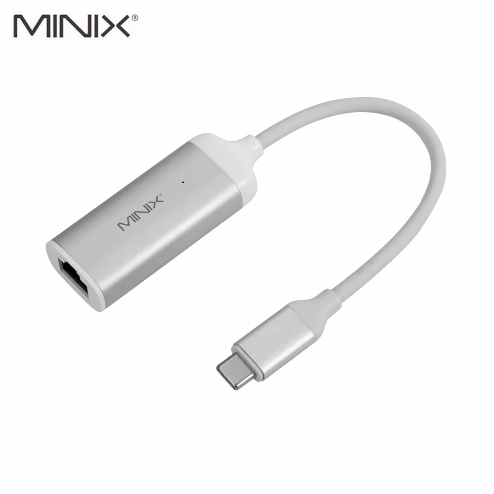 MINIX NEO C-E USB-C to Gigabit Ethernet Adapter Super-Fast Wired Network Connections Supporting High Bandwidth Up To 1000Mbps
MINIX NEO C-E USB-C to Gigabit Ethernet Adapter Super-Fast Wired Network Connections Supporting High Bandwidth Up To 1000Mbps