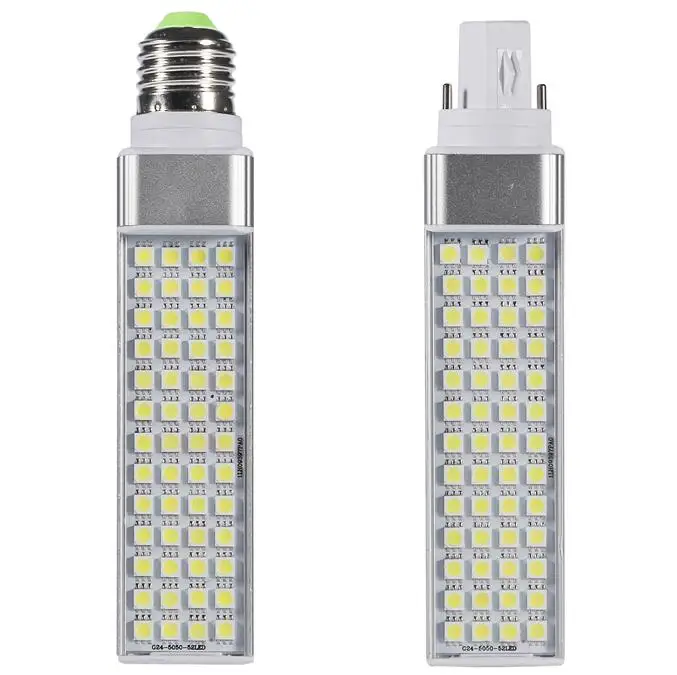 

G24 LED Bulbs 5W 7W 9W 11W 13W 15W E27 LED Corn Bulb Lamp Light SMD 5050 Spotlight 180 Degree AC85-265V Horizontal Plug Light