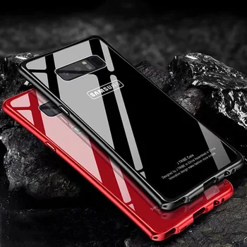 Anti-explosion 9H Tempered Glass Phone Cases For Samsung Galaxy Note 8 S8 S9 Plus Cover Metal Frame Shockproof Armor Case
Anti-explosion 9H Tempered Glass Phone Cases For Samsung Galaxy Note 8 S8 S9 Plus Cover Metal Frame Shockproof Armor Case
