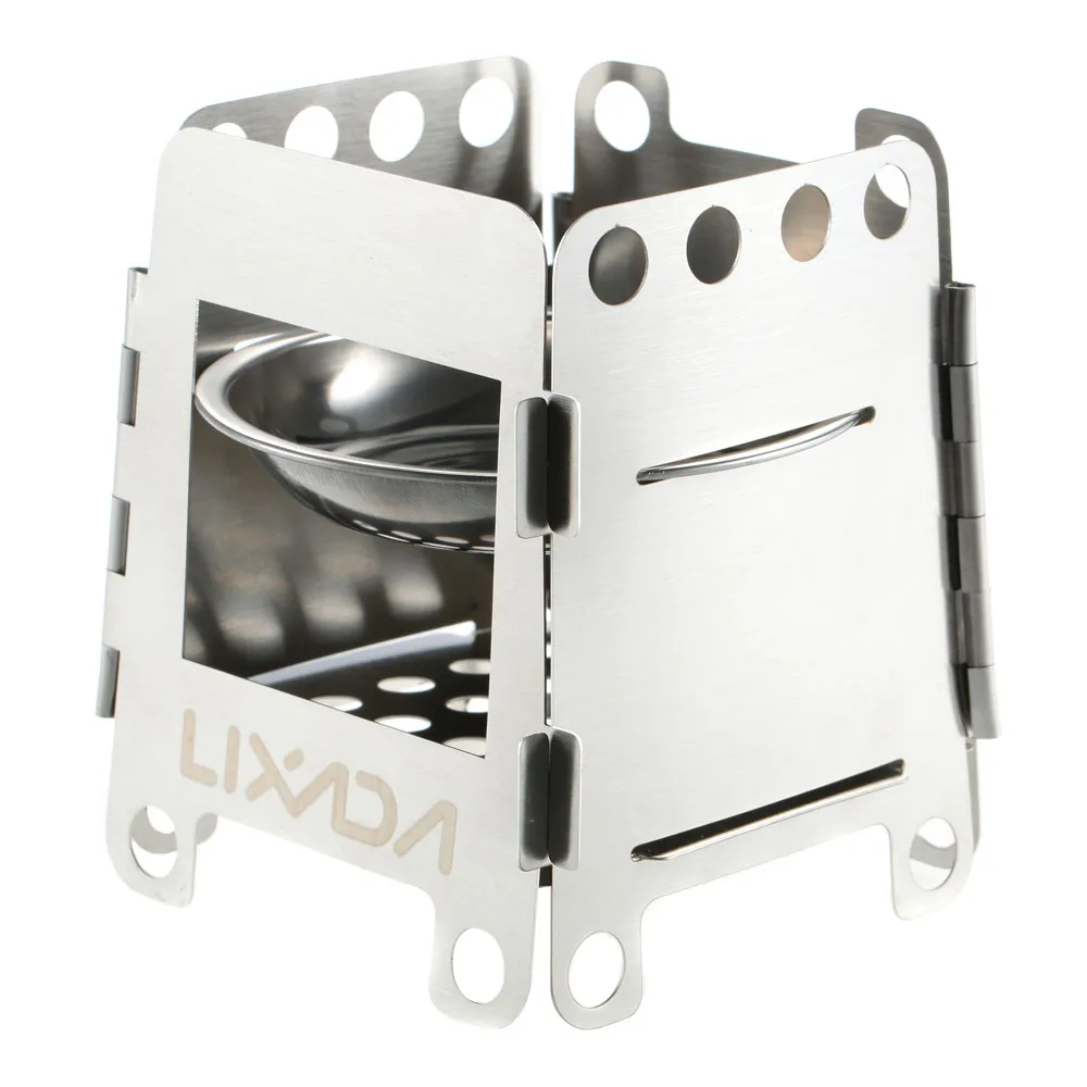 Stainless Steel Outdoor Stove Lightweight Folding Wood Stove Pocket Alcohol Stove Outdoor For Cooking Backpacking Camping
Stainless Steel Outdoor Stove Lightweight Folding Wood Stove Pocket Alcohol Stove Outdoor For Cooking Backpacking Camping