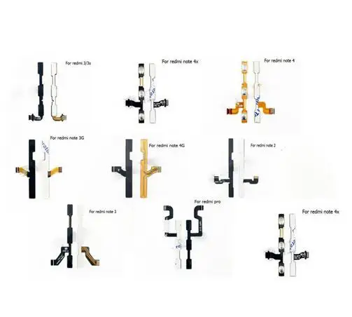 New Power On Off Volume Button Side Key Flex Ribbon For Xiaomi Redmi 3 3S 4 pro 4X 4A Note 2 Note3 Note 4 4X 6 5A 5S
New Power On Off Volume Button Side Key Flex Ribbon For Xiaomi Redmi 3 3S 4 pro 4X 4A Note 2 Note3 Note 4 4X 6 5A 5S