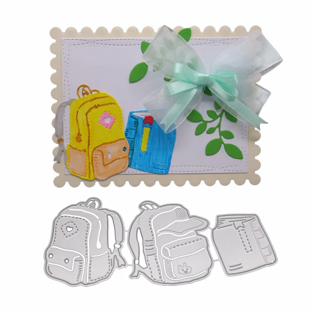 School Bag Backpack Metal Cutting Dies Stencil DIY Scrapbooking Album Stamp Paper Card Embossing Craft Decor
School Bag Backpack Metal Cutting Dies Stencil DIY Scrapbooking Album Stamp Paper Card Embossing Craft Decor