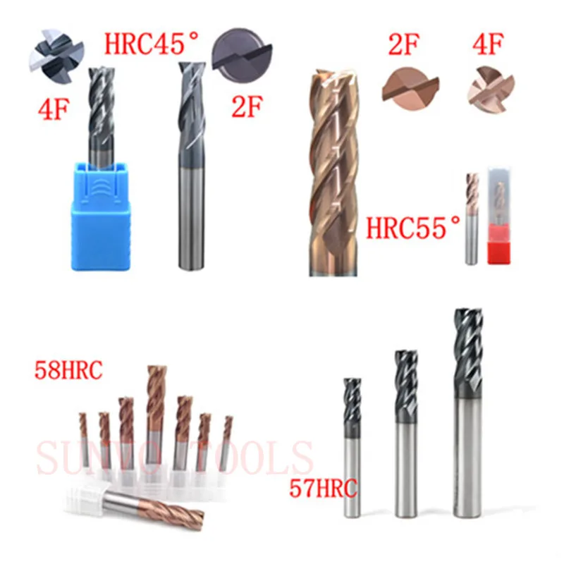5PCS 4F 2 flutes HRC45 HRC55 HRC60 HRC65 D6x50MM Tungsten Carbide End Mill R3 ball end End Mill Aluminum milling cutter
5PCS 4F 2 flutes HRC45 HRC55 HRC60 HRC65 D6x50MM Tungsten Carbide End Mill R3 ball end End Mill Aluminum milling cutter