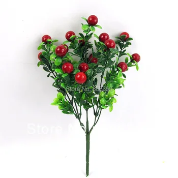 20Pcs 32cm/12.6" Length Artificial plastic Flower Simulation Abrin Red Beans Auspicious Fruit Home Party Wedding Decorations
20Pcs 32cm/12.6" Length Artificial plastic Flower Simulation Abrin Red Beans Auspicious Fruit Home Party Wedding Decorations