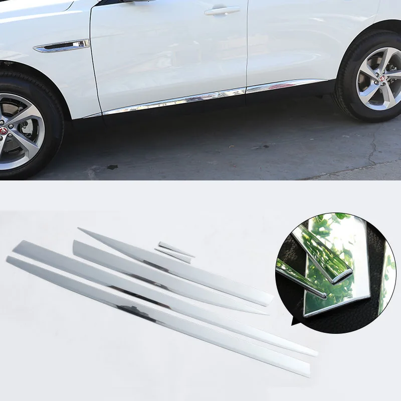 6Pcs/set High Quality ABS Aluminum Alloy Side Door Molding Trim Strips For Jaguar F-Pace f pace X761 2016-2018 Car Accessories
6Pcs/set High Quality ABS Aluminum Alloy Side Door Molding Trim Strips For Jaguar F-Pace f pace X761 2016-2018 Car Accessories