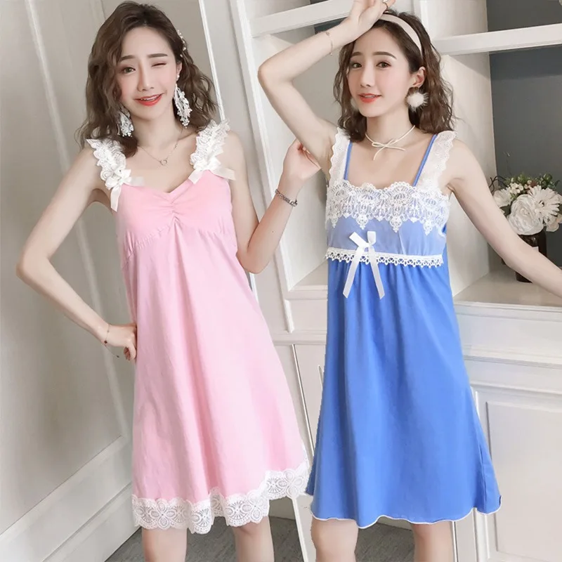 Sexy Lingerie Spaghetti Strap 100% Cotton Nightgowns for Women Summer princess Lace Sleepwear Home Dress Nightdress Night Dress
Sexy Lingerie Spaghetti Strap 100% Cotton Nightgowns for Women Summer princess Lace Sleepwear Home Dress Nightdress Night Dress