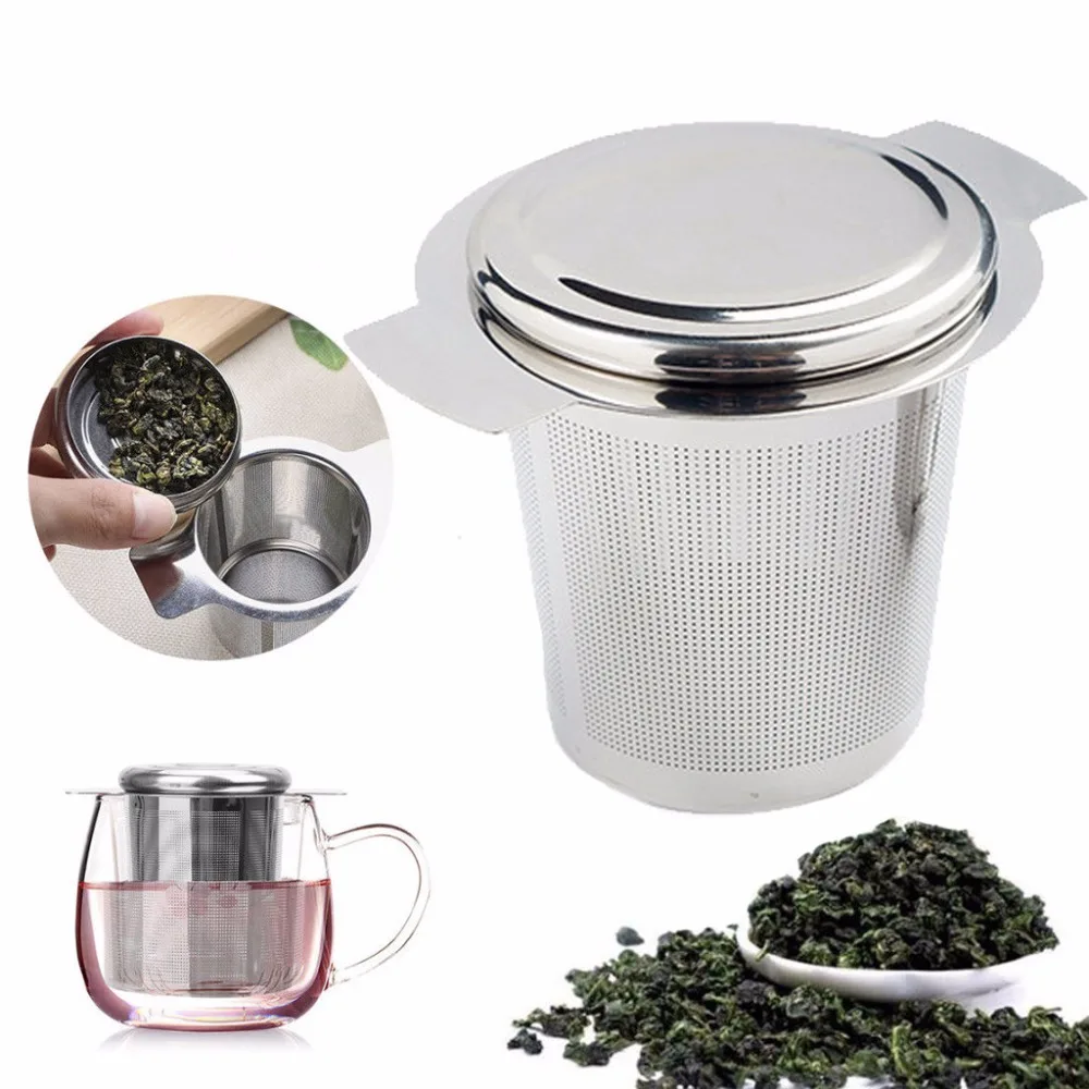 Stainless Steel Mesh Tea Infuser Metal Cup Strainer Loose Leaf Grain Filter Sieve Cup Filters Tools Teaware #007
Stainless Steel Mesh Tea Infuser Metal Cup Strainer Loose Leaf Grain Filter Sieve Cup Filters Tools Teaware #007