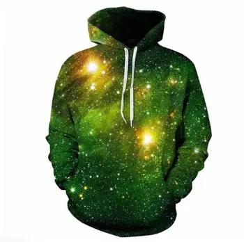 

2019eadbook Space Galaxy 3d Sweatshirts Men/Women Hoodies With Hat Print Stars Nebula Autumn Winter Loose Thin Hooded Hoody Tops