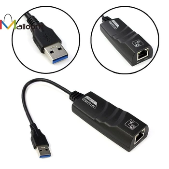 Malloom New USB 3.0 10/100/1000Mbps Gigabit Ethernet RJ45 External Network Card LAN Adapter
Malloom New USB 3.0 10/100/1000Mbps Gigabit Ethernet RJ45 External Network Card LAN Adapter