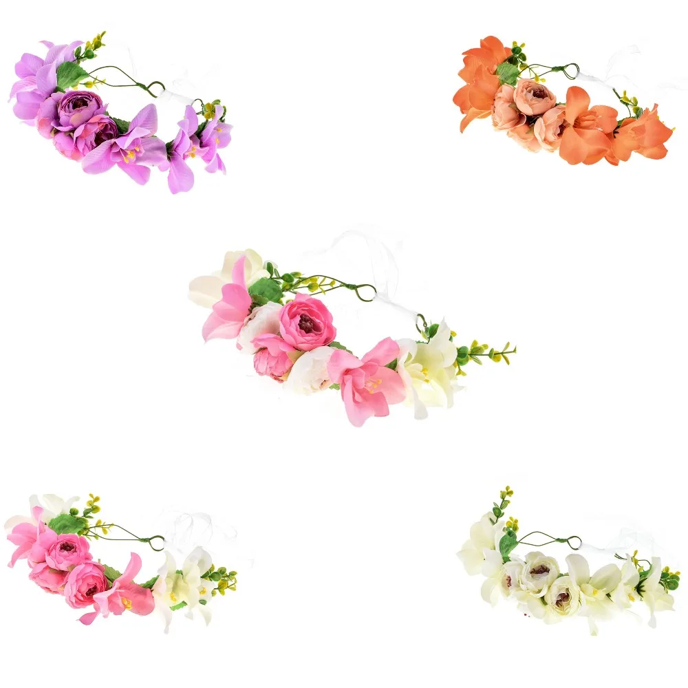 1PCS Boho Lotus Lily Flowers Garland Women Crown Adjustable Headband Wedding Bride Hair Accessories Beach Travel Dress Up
1PCS Boho Lotus Lily Flowers Garland Women Crown Adjustable Headband Wedding Bride Hair Accessories Beach Travel Dress Up