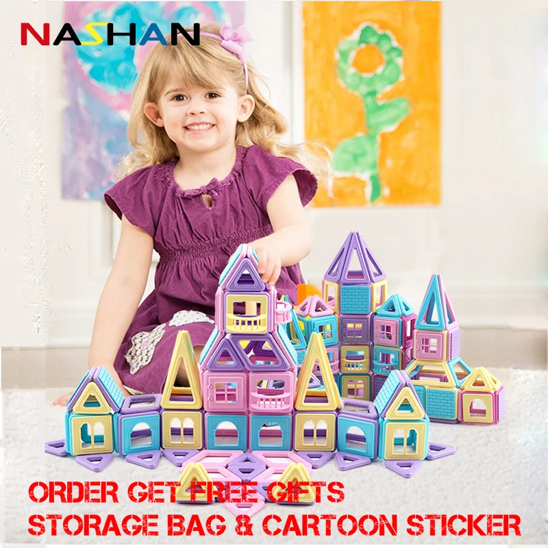 Nashan Mini Magnetic Designer Construction Set Model Magnet blocks Toy Magnetic Blocks Building Educational Toys For Kids Gifts
Nashan Mini Magnetic Designer Construction Set Model Magnet blocks Toy Magnetic Blocks Building Educational Toys For Kids Gifts