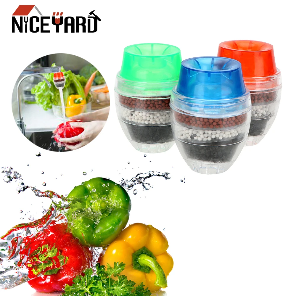 NICEYARD Activated Carbon Faucet Tap Filter Water Purifier Gadgets Home Improvement 5-layer Filter
NICEYARD Activated Carbon Faucet Tap Filter Water Purifier Gadgets Home Improvement 5-layer Filter