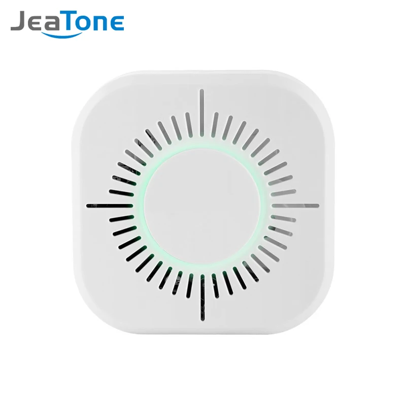 

JeaTone Wireless Smoke Detector 433 MHz Fire Alarm Sensor Independent 360 Degrees Indoor Home Safety Garden Security Smoke Alarm