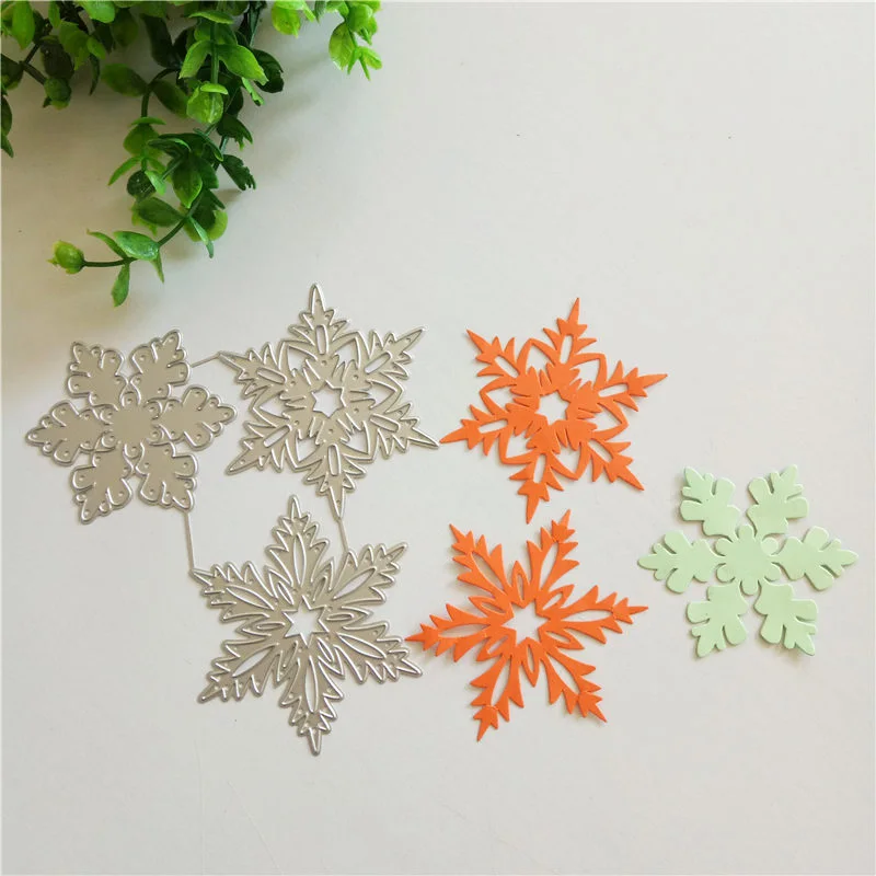 3pcs Winter Snowflake Metal Steel Cutting Dies for DIY Scrapbook Album Creative Embossing Paper Craft Stamps 177*60mm
3pcs Winter Snowflake Metal Steel Cutting Dies for DIY Scrapbook Album Creative Embossing Paper Craft Stamps 177*60mm