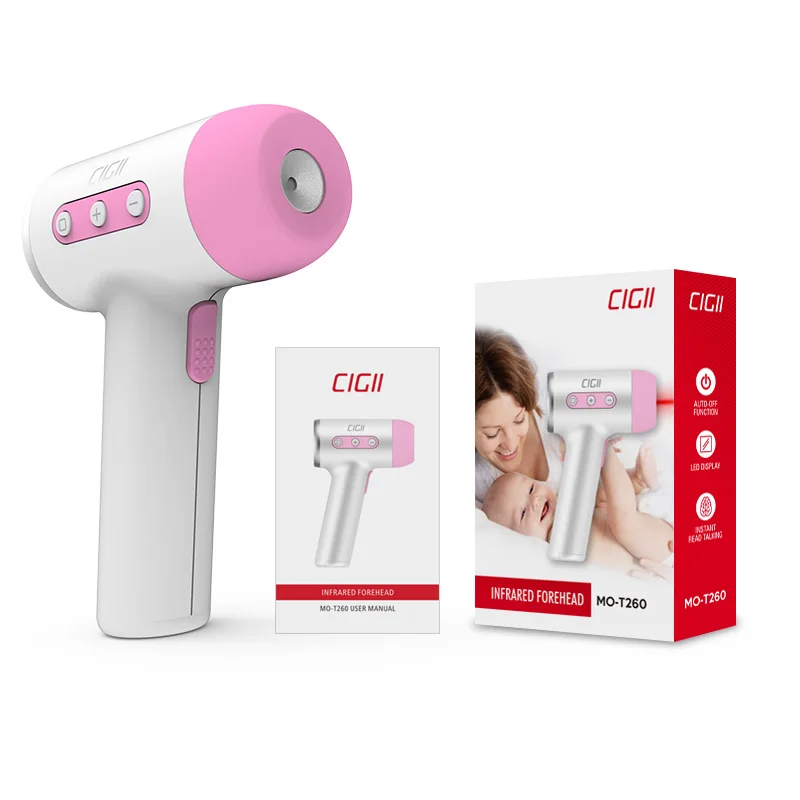 Cigii LED display infrared Temperature test baby Body temperature test Intelligent voice broadcast Digital Thermometer
Cigii LED display infrared Temperature test baby Body temperature test Intelligent voice broadcast Digital Thermometer