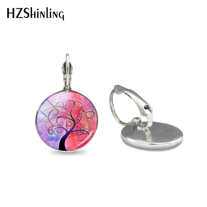 2019 New Fashion Colorful Life of Tree Style Glass Cabochon Silver Clip Earrings Hand Craft Jewelry Dome Clip Earring Gifts
2019 New Fashion Colorful Life of Tree Style Glass Cabochon Silver Clip Earrings Hand Craft Jewelry Dome Clip Earring Gifts