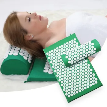 Yoga Mats Pillow set Massager 4 Color Cushion Acupuncture Relieve Stress Back Pain Acupressure Pad Massage Rose Spike Tools
Yoga Mats Pillow set Massager 4 Color Cushion Acupuncture Relieve Stress Back Pain Acupressure Pad Massage Rose Spike Tools