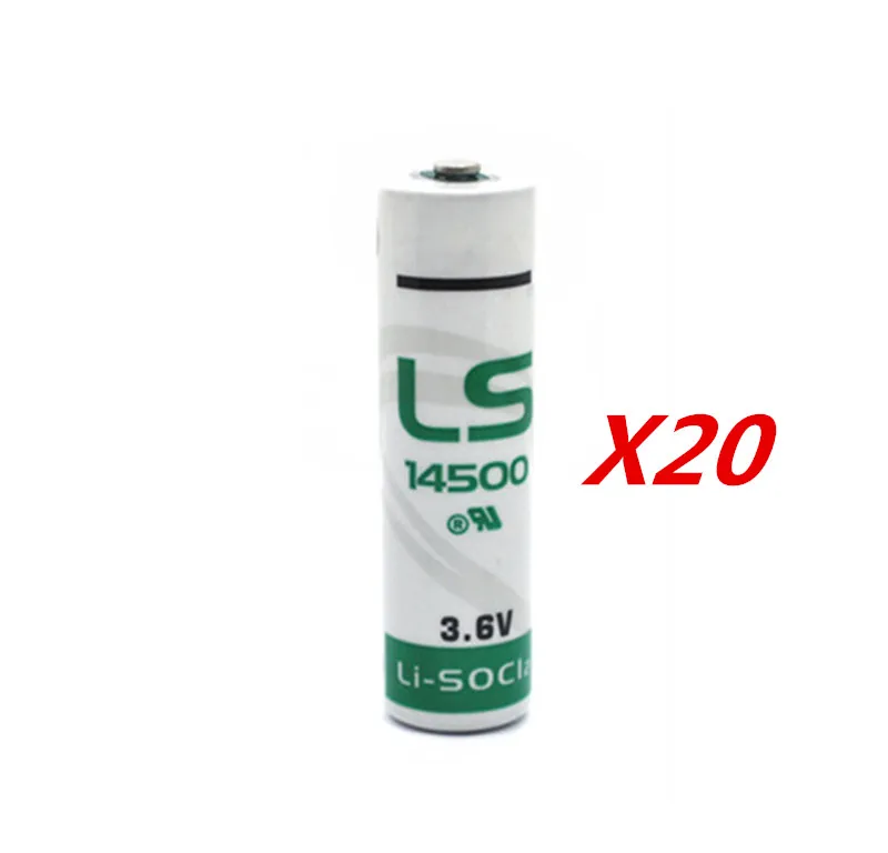 20PCS SAFT LS14500 ER14505 AA 3.6V 2450mAh lithium battery for facility equipment spare generic lithium battery
20PCS SAFT LS14500 ER14505 AA 3.6V 2450mAh lithium battery for facility equipment spare generic lithium battery