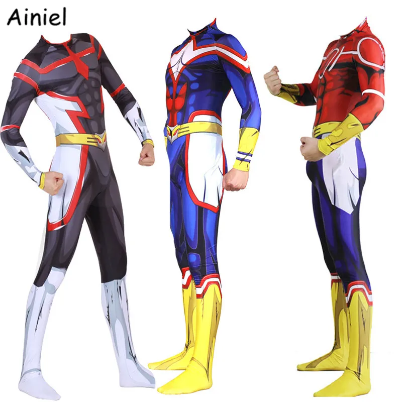 Anime My Hero Academia All Might Cosplay Costume Spandex Suit Jumpsuit Bodysuit Zentai Halloween Costume Party Adult Men Kids
Anime My Hero Academia All Might Cosplay Costume Spandex Suit Jumpsuit Bodysuit Zentai Halloween Costume Party Adult Men Kids