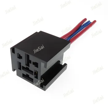 4 Pin 5 Pin Relay Socket Plug With Wires For Auto Relays