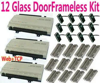 12 Glass DoorFrameless Bolt Lock Full Kit Web IP Control Access Controller System +12 pcs RFID Card reader+12 No Door Frame lock
12 Glass DoorFrameless Bolt Lock Full Kit Web IP Control Access Controller System +12 pcs RFID Card reader+12 No Door Frame lock
