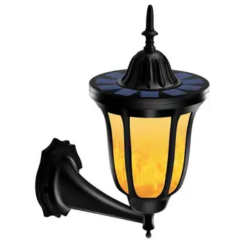 Hot Waterproof 96LED Wall Light Solar Powered Wall Light Retro Flickering Flame Lamp for Holiday/Emergency Outdoor Yard Decor
Hot Waterproof 96LED Wall Light Solar Powered Wall Light Retro Flickering Flame Lamp for Holiday/Emergency Outdoor Yard Decor