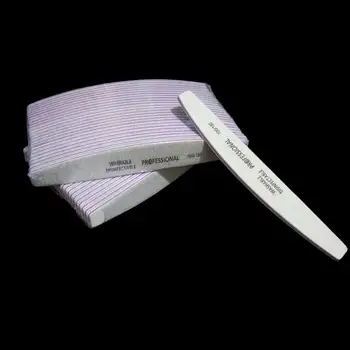 25Pcs Professional 100/180 Grit Moon Style Nail Art Sanding Nail File Nail Files Manicure Lixa De Unha Pedicure Tools Accessorie
25Pcs Professional 100/180 Grit Moon Style Nail Art Sanding Nail File Nail Files Manicure Lixa De Unha Pedicure Tools Accessorie