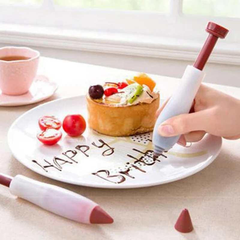 Silicone Food Writing Pen Cake Cookie Cream Pastry Chocolate Decorating Tools DIY Pastry Nozzles Kitchen Accessories
Silicone Food Writing Pen Cake Cookie Cream Pastry Chocolate Decorating Tools DIY Pastry Nozzles Kitchen Accessories