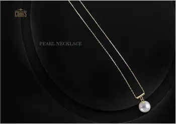Elegant 8.5-9.5mm Real Freshwater Cultured White Pearl Necklace 18K Yellow Gold
Elegant 8.5-9.5mm Real Freshwater Cultured White Pearl Necklace 18K Yellow Gold