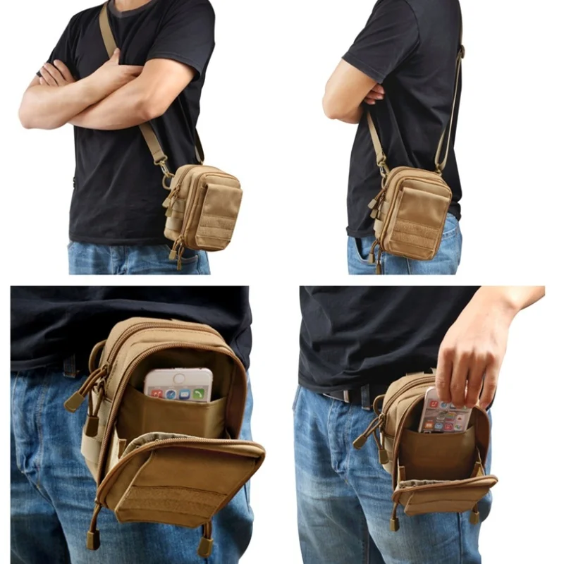 CQC Military Tactical Shoulder Bag Molle Waist Pouch EDC Sundries Pack Outdoor Sports Running Camping Hiking Hunting Bags
CQC Military Tactical Shoulder Bag Molle Waist Pouch EDC Sundries Pack Outdoor Sports Running Camping Hiking Hunting Bags