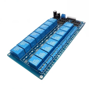 16-way relay module 5V 12V control board with optocoupler protection with LM2596 power supply
16-way relay module 5V 12V control board with optocoupler protection with LM2596 power supply