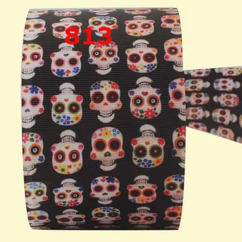 3" inch 75 mm 7.5cm colorful skull head free shipping printed grosgrain ribbons for gift decoration
3" inch 75 mm 7.5cm colorful skull head free shipping printed grosgrain ribbons for gift decoration
