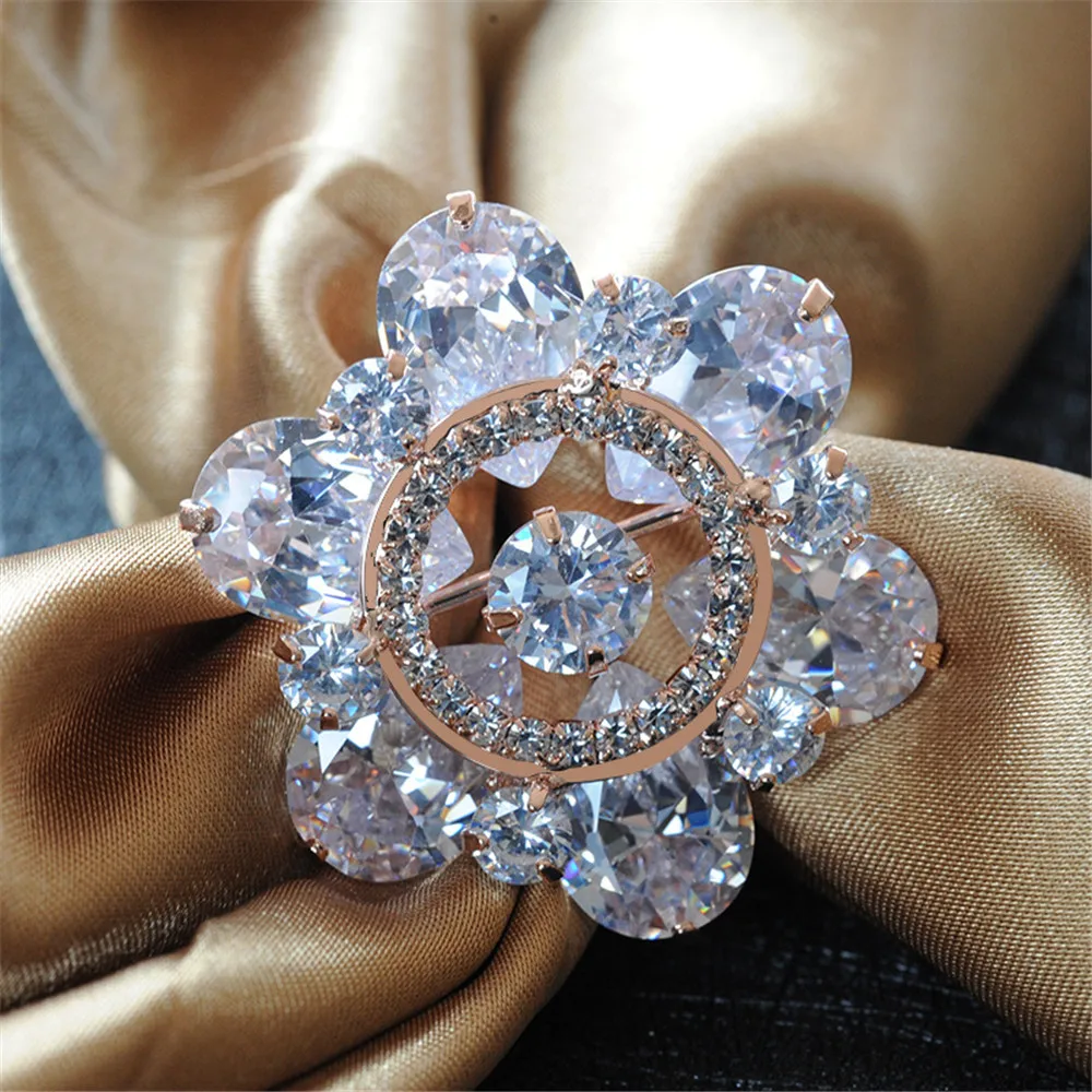 S0034 Crystal Flower Brooches For Women Kids Hats Scarf Buckles Zircon Jewelry Party Corsages Suit Pin Clips
S0034 Crystal Flower Brooches For Women Kids Hats Scarf Buckles Zircon Jewelry Party Corsages Suit Pin Clips