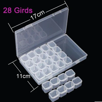 Daimond Painting Tools Organize 28 Slots Adjustable Jewelry Storage Box Diamond Embroidery Box Craft Beads DIY Home Storage
Daimond Painting Tools Organize 28 Slots Adjustable Jewelry Storage Box Diamond Embroidery Box Craft Beads DIY Home Storage