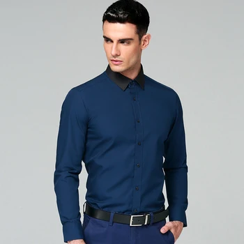 Men's Shirt 2019 Brand New Korean Style Long Sleeves Business Cotton Polka Dot Shirt Casual Business Mens Dress Shirts Blue
Men's Shirt 2019 Brand New Korean Style Long Sleeves Business Cotton Polka Dot Shirt Casual Business Mens Dress Shirts Blue