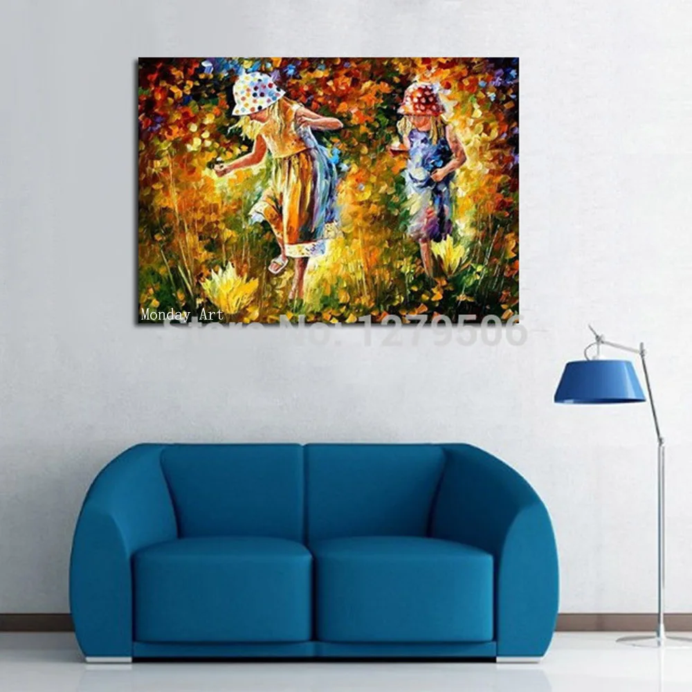 Top-Aritist-pure-Handpainted-Abstract-figure-Knife-Oil-Painting-Canvas-Painting-wall-art-picture-For-living