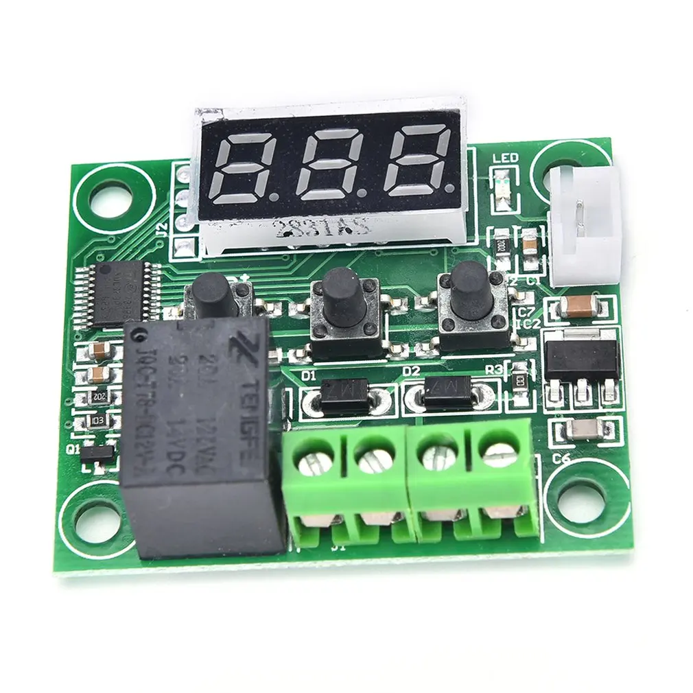 W1209 Dc 12v Red Screen Heat Great Temperature Thermostat Temperature Control Switch Thermo Thermometer Controller Xh-w1209
W1209 Dc 12v Red Screen Heat Great Temperature Thermostat Temperature Control Switch Thermo Thermometer Controller Xh-w1209