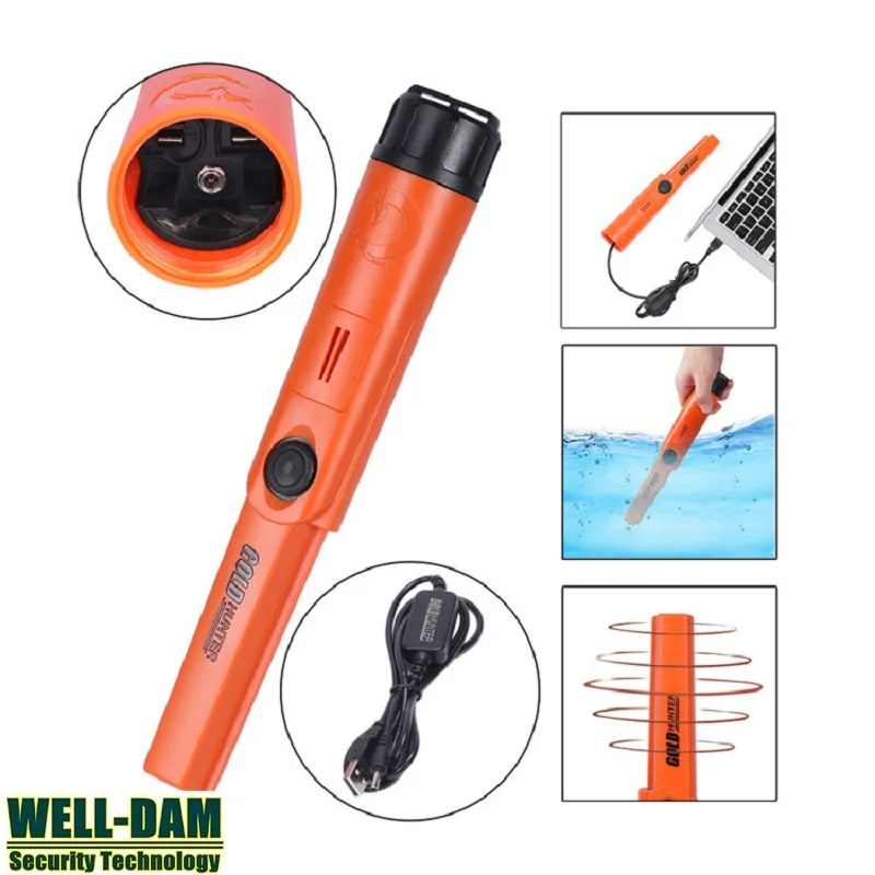 Gold Hunter TMR USB Rechargeable Metal Detector Underground Gold Metal Detector PinPointer with build-in battery
Gold Hunter TMR USB Rechargeable Metal Detector Underground Gold Metal Detector PinPointer with build-in battery