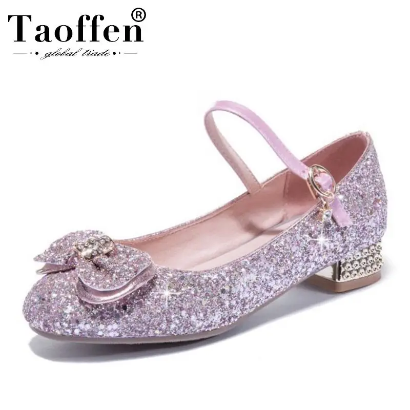 TAOFFEN Bowknot Spring Small Size 29-43 Young Ladies Flats Shoes Women Wedding Party Dancing Bling Flats Shoes Dating Shoes
TAOFFEN Bowknot Spring Small Size 29-43 Young Ladies Flats Shoes Women Wedding Party Dancing Bling Flats Shoes Dating Shoes