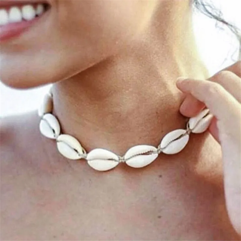 10 Style Boho Natural Sea Shell Cowrie Necklace For Women Choker Rope Chain Gold Shell Collar Necklaces Beach Summer Jewelry
10 Style Boho Natural Sea Shell Cowrie Necklace For Women Choker Rope Chain Gold Shell Collar Necklaces Beach Summer Jewelry