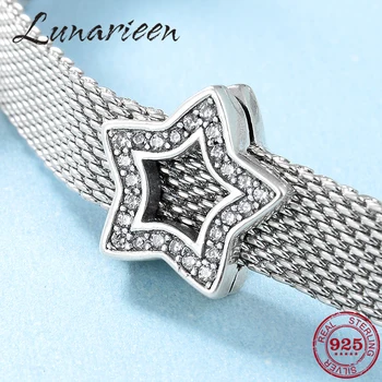Authentic 925 Sterling Silver Openwork Stars shape Clear CZ Beads for Jewelry making Fit Original reflection Clip Charm Bracelet
Authentic 925 Sterling Silver Openwork Stars shape Clear CZ Beads for Jewelry making Fit Original reflection Clip Charm Bracelet
