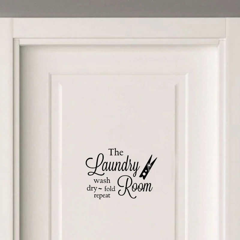 Artistic Laundry Room Vinyl Door Sticker Waterproof Home Decoration Wall Sticker A2305
Artistic Laundry Room Vinyl Door Sticker Waterproof Home Decoration Wall Sticker A2305