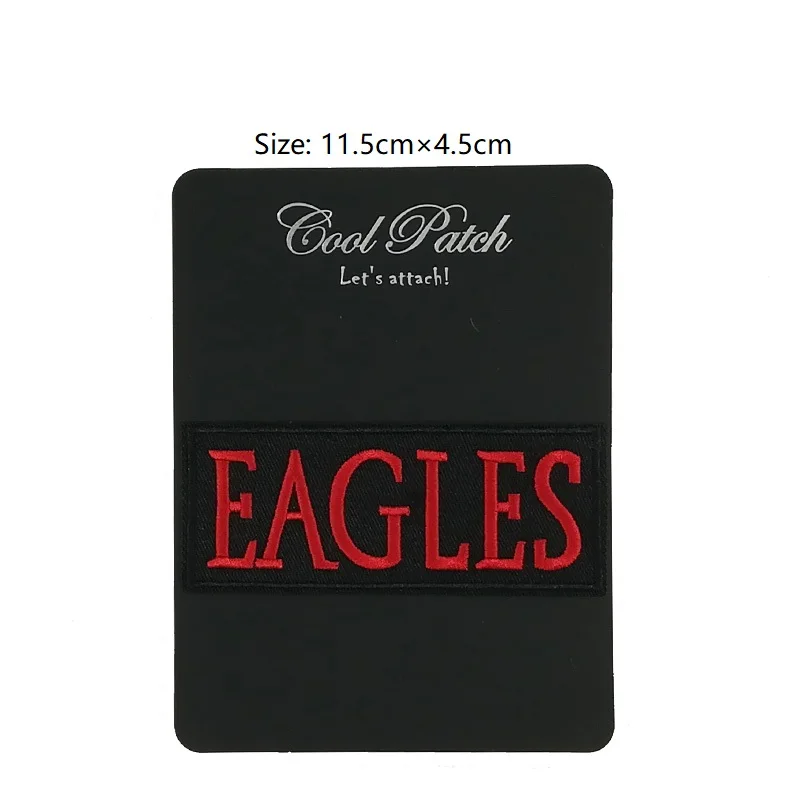 The EAGLES Logo Music Rock Band Embroidered IRON ON and SEW ON Patch Heavy Metal Custom patch
The EAGLES Logo Music Rock Band Embroidered IRON ON and SEW ON Patch Heavy Metal Custom patch