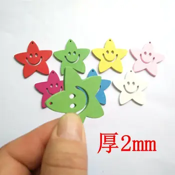 100pcs/lot Colorful Smile Star pendant DIY for Christmas Wedding Home Party Decoration Wooden Craft Size 43mm C32
100pcs/lot Colorful Smile Star pendant DIY for Christmas Wedding Home Party Decoration Wooden Craft Size 43mm C32