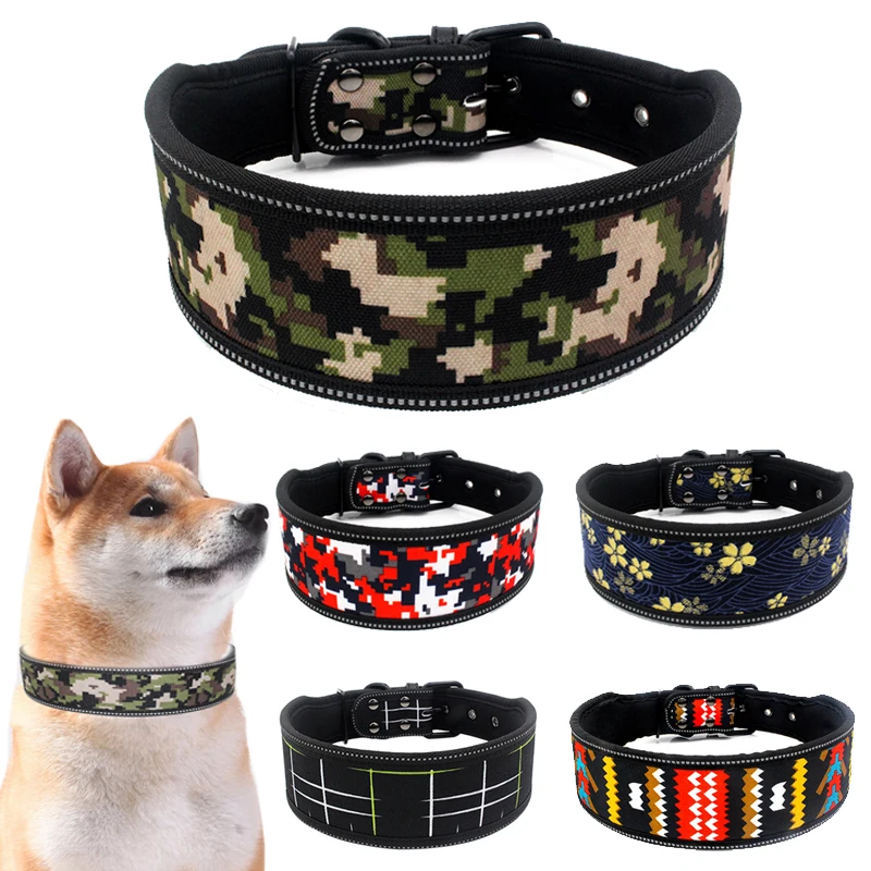 10 Colors Reflective Puppy Big Dog Collar with Buckle Adjustable Pet Collar for Small Medium Large Dogs Pitbull Leash Dog Chain
10 Colors Reflective Puppy Big Dog Collar with Buckle Adjustable Pet Collar for Small Medium Large Dogs Pitbull Leash Dog Chain