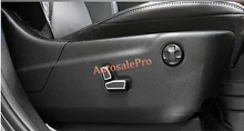 Хром Интерьер Автокресло Регулировка Кнопка Крышки 4 шт. для Jeep Grand Cherokee 2011 2012 2013 2014 2015