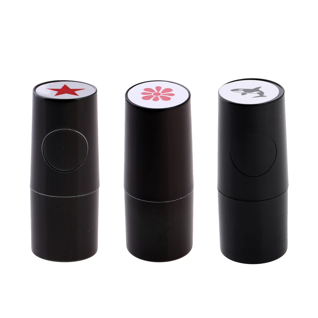 3 Count Golf Ball Stamper Stamp Marker Golfer Gift Club Keepsake Giveaways Training Aids Star Flower Whale